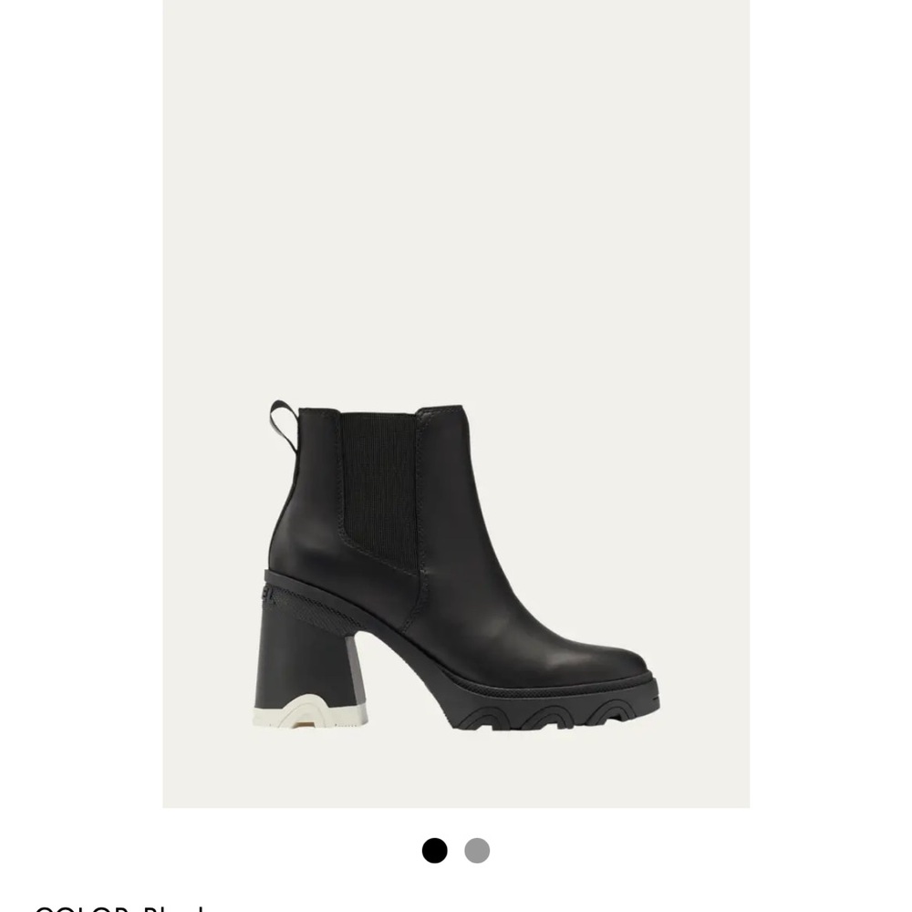 Sorel Brex Leather Chelsea Boot Heels